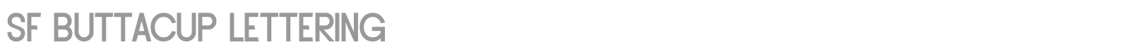 SF Buttacup font preview